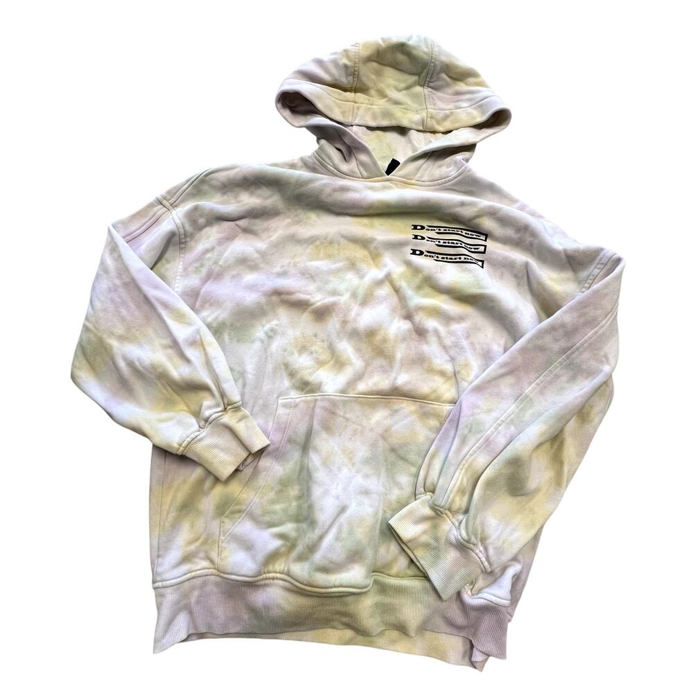 Dua Lipa Tie Dye Hooded Sweatshirt Size Medium
